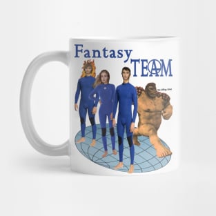 Fantasy Te4m Heroes (off brand) Parody Dollar Store Hero Team Mug